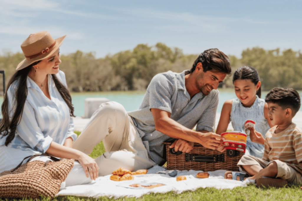 family picnic on Jubail island